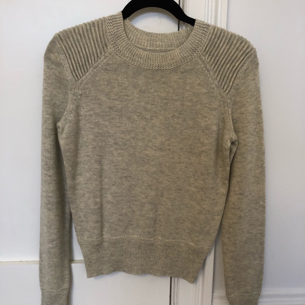 Isabel Marant Cream Crew Neck Sweater
